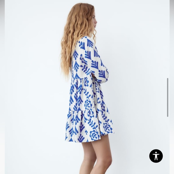 Zara Printed Dress - Picture 2 of 3